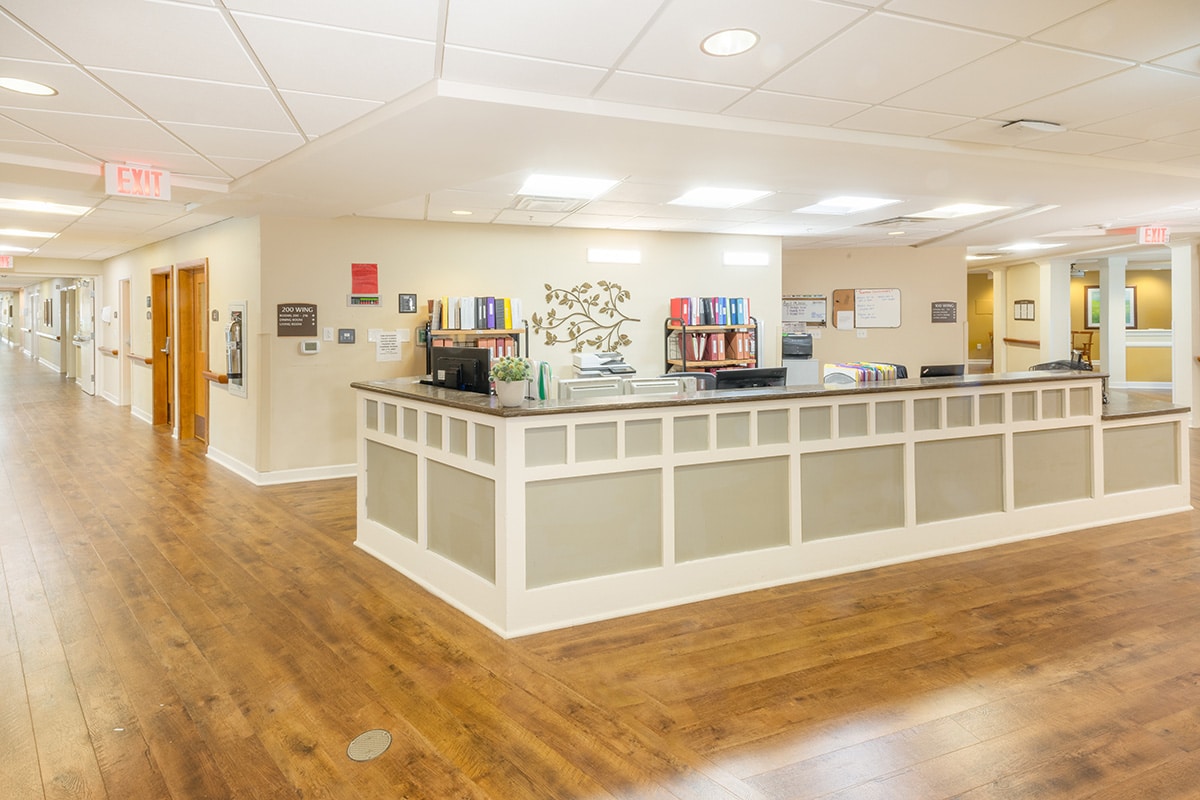 nurse's station at Patewood Post Acute
