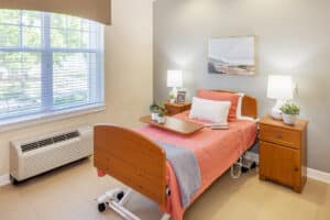 private bedroom at Patewood Post Acute